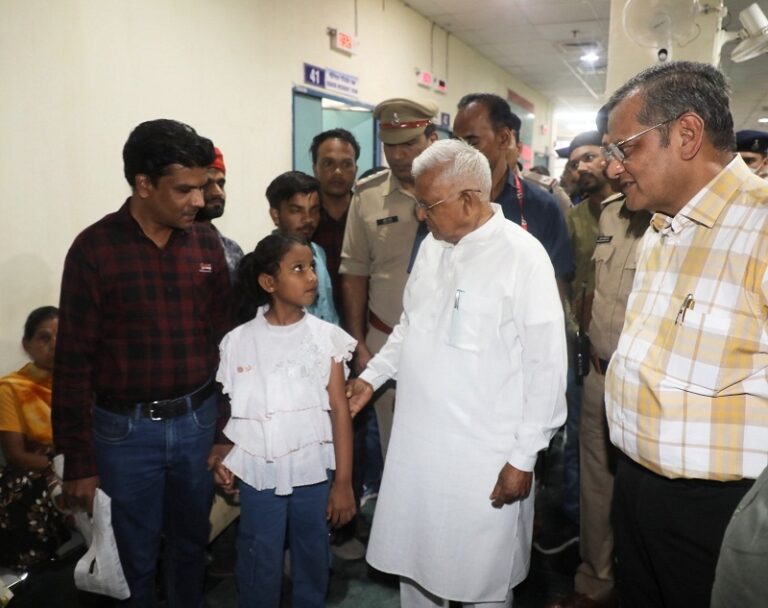 भोपालः राज्यपाल पटेल ने किया एम्स परिसर का निरीक्षण