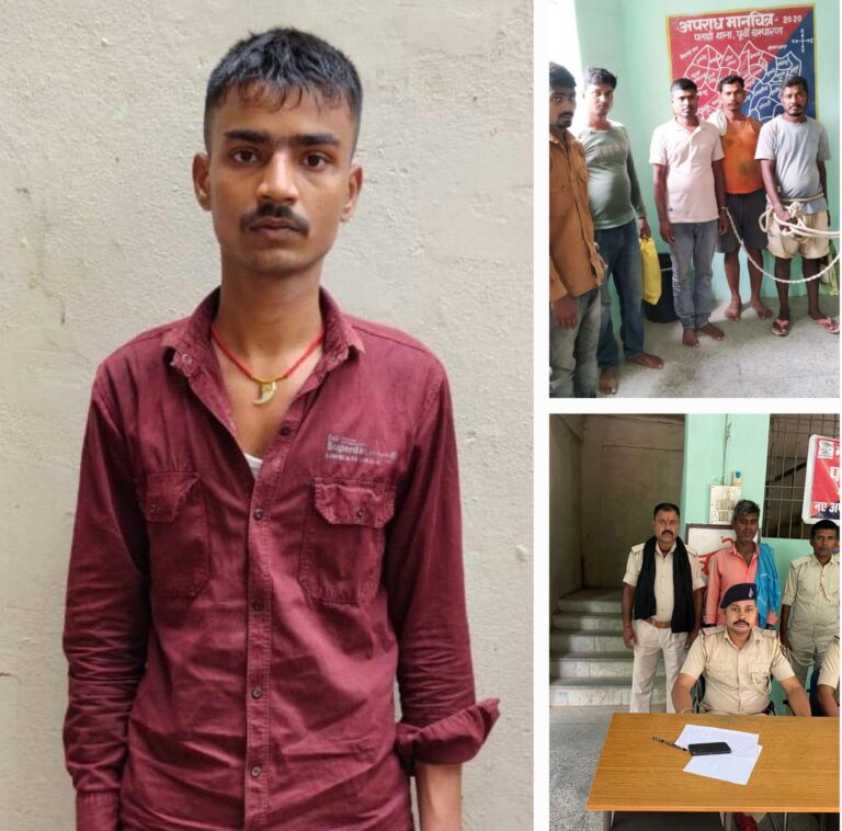 हार्डकोर नक्सली व 20 हजार का इनामी अपराधी सहित 6 गिरफ्तार