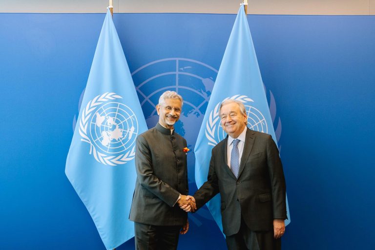 विदेश मंत्री डॉ. एस. जयशंकर ने संयुक्त राष्ट्र में कई नेताओं से की अहम बैठकें