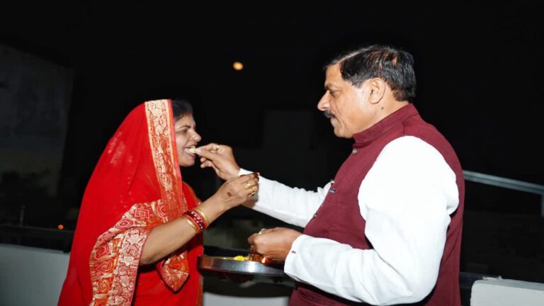 मुख्यमंत्री डॉ. मोहन यादव ने करवा चौथ पर्व की दी शुभकामनाएं