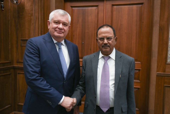 राष्ट्रीय सुरक्षा सलाहकार अजीत डोभाल ने उज़्बेकिस्तान की सुरक्षा परिषद के सचिव से भेंट की