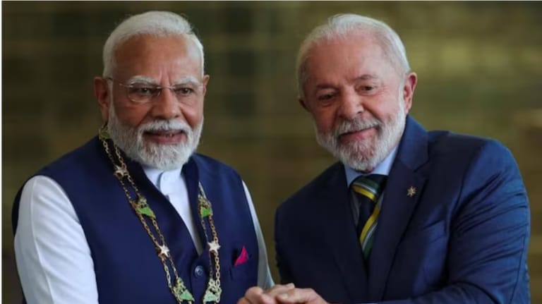 ब्राज़ील के राष्ट्रपति लुईज़ इनासियो लूला दा सिल्वा ने भारत के साथ रणनीतिक गठबंधन बनाने की योजना की घोषणा की