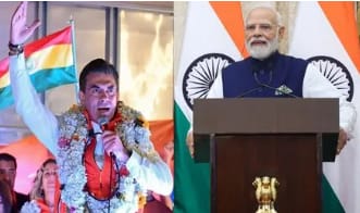 प्रधानमंत्री मोदी ने रोड्रिगो पाज़ परेरा को बोलीविया का राष्ट्रपति बनने पर दी बधाई