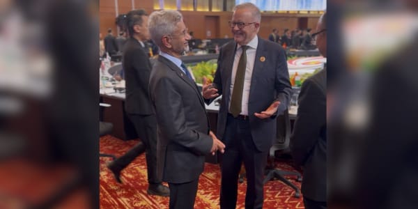 विदेशमंत्री डॉ. एस. जयशंकर ने ऑस्‍ट्रेलिया और न्‍यूजीलैंड के प्रधानमंत्रियों से की मुलाकात, हिंद-प्रशांत क्षेत्र में सहयोग पर चर्चा