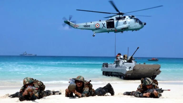 13 नवंबर तक चलेगा तीनों सेनाओं का महा अभ्यास ‘त्रिशूल’, पाकिस्तान सीमा पर युद्धस्तरीय तैयारी