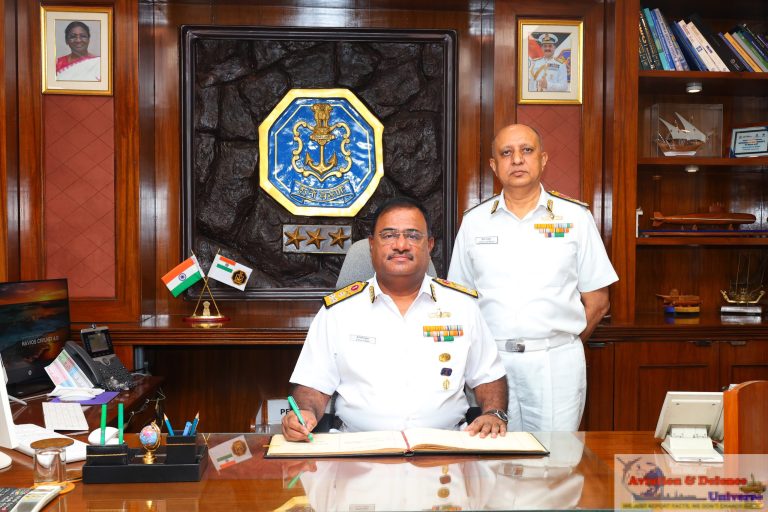 वाइस एडमिरल बी. शिवकुमार ने संभाला 40वें चीफ ऑफ मैटेरियल का पदभार