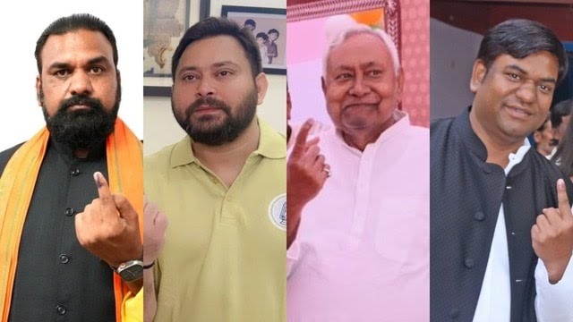 बिहार विधानसभा चुनाव: दूसरे चरण का प्रचार चरम पर, पहले चरण में 64.6% रिकॉर्ड मतदान