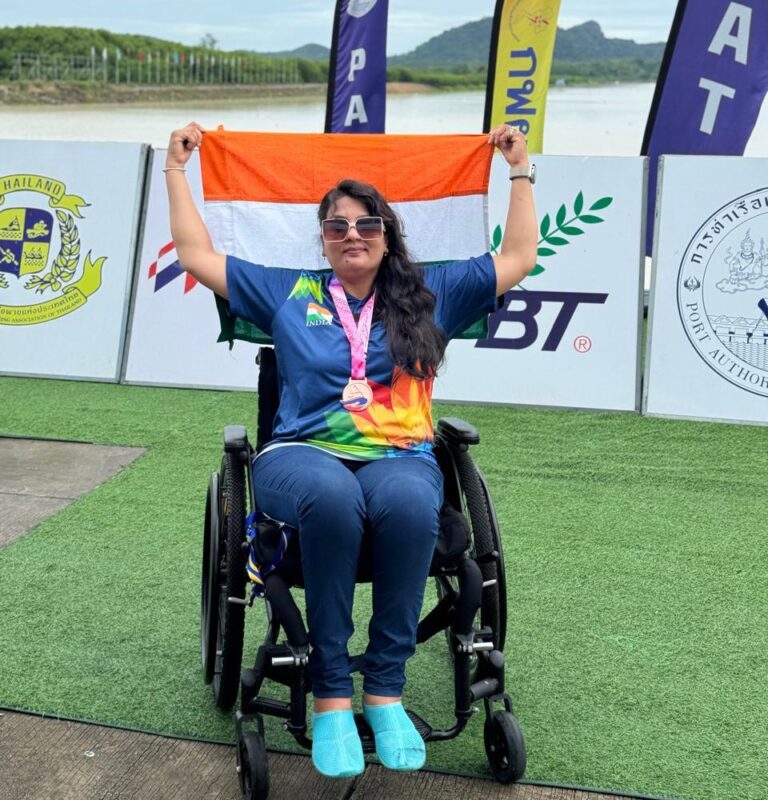 इंदौर की पैरा एथलीट पूजा गर्ग “राष्ट्रीय पुरस्कार 2025” के लिए चयनित, राष्ट्रपति करेंगी सम्मानित