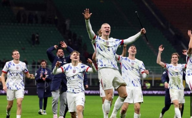 नॉर्वे ने इटली को हराकर 1998 के बाद पहली बार फीफा विश्व कप के लिए किया क्वालीफाई