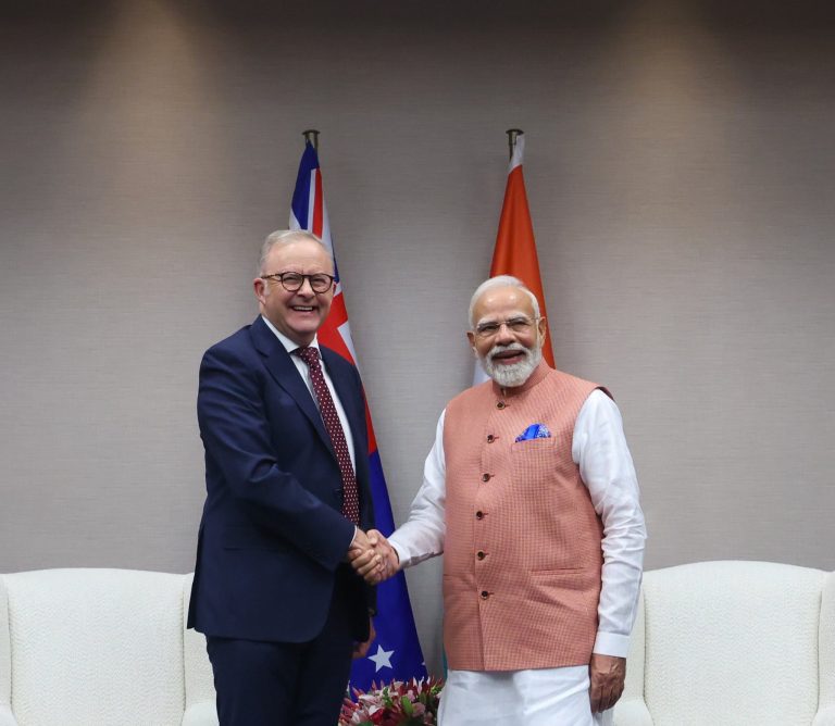 प्रधानमंत्री मोदी ने G20 शिखर सम्मेलन से इतर ऑस्ट्रेलिया के प्रधानमंत्री के साथ की बातचीत