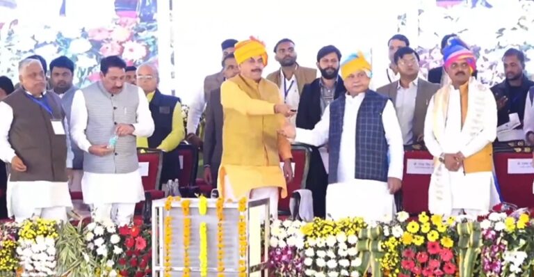 किसानों के हर संकट के समय हमारी सरकार ढाल बनकर खड़ी हुई है : मुख्‍यमंत्री डॉ. यादव