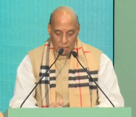 आज का भारत वैश्विक विचारों को मूर्तरूप दे रहा है: रक्षामंत्री राजनाथ सिंह