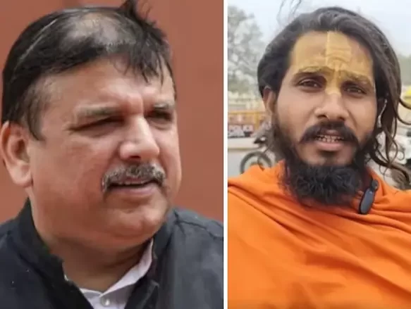 संजय सिंह के ‘हराम में भी राम’ बयान पर भड़के साधु-संत ने खोला मोर्चा, कहा – लाठी और तलवार लेकर रहें…