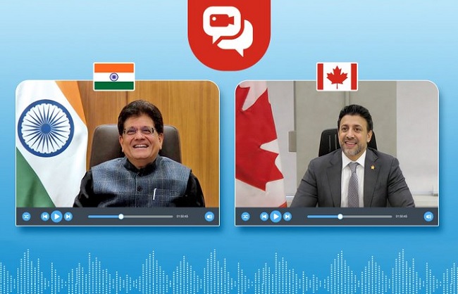 भारत और कनाडा ने व्यापार समझौते पर बातचीत की रूपरेखा पर चर्चा की