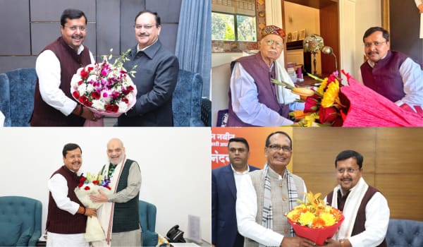 दिल्ली: केंद्रीय मंत्रियों और वरिष्ठ नेताओं से भाजपा के राष्ट्रीय कार्यकारी अध्यक्ष नितिन नबीन ने की मुलाकात