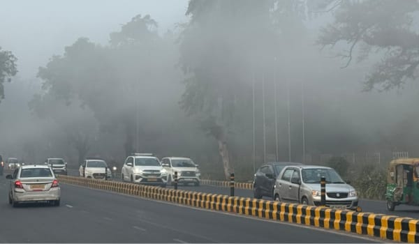 उत्तर भारत में घने कोहरे और शीतलहर का अलर्ट, दक्षिण में बारिश की संभावना
