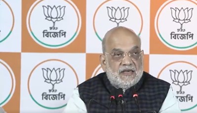 केन्‍द्रीय गृह मंत्री अमित शाह ने पश्चिम बंगाल सरकार पर घुसपैठियों को जमीन उपलब्ध कराने को प्राथमिकता देने का लगाया आरोप