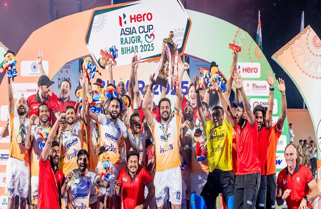 (वार्षिकी) भारतीय पुरुष हॉकी टीम के लिए वर्ष 2025 रहा शानदार, एशिया में नंबर-1 का ताज बरकरार