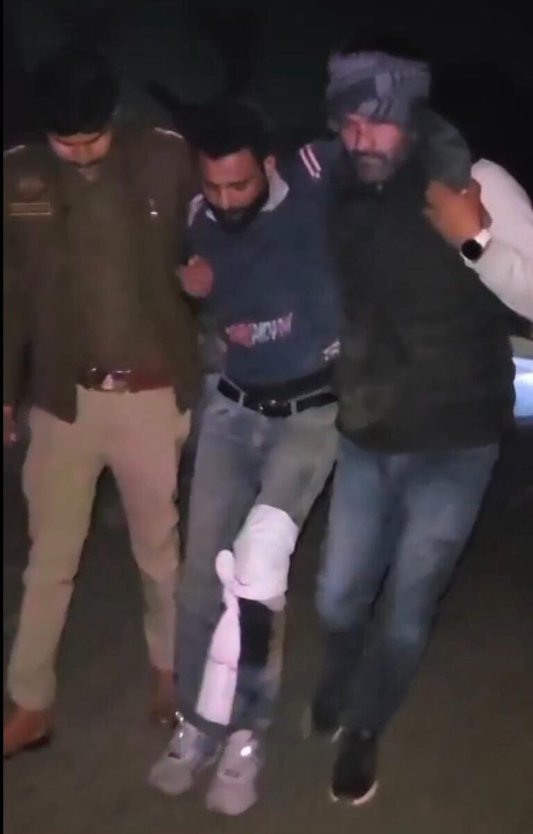 बुलंदशहर में मुठभेड़: तीन गैंगस्टर गिरफ्तार, दो बदमाश गोली लगने से घायल