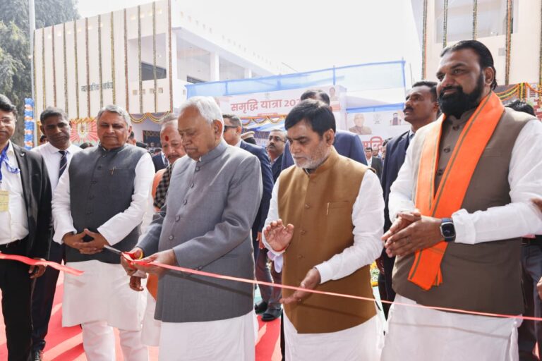 समृद्धि यात्रा: मुख्यमंत्री नीतीश कुमार ने मुजफ्फरपुर को दी 853 करोड़ रुपये की विकास योजनाओं की सौगात