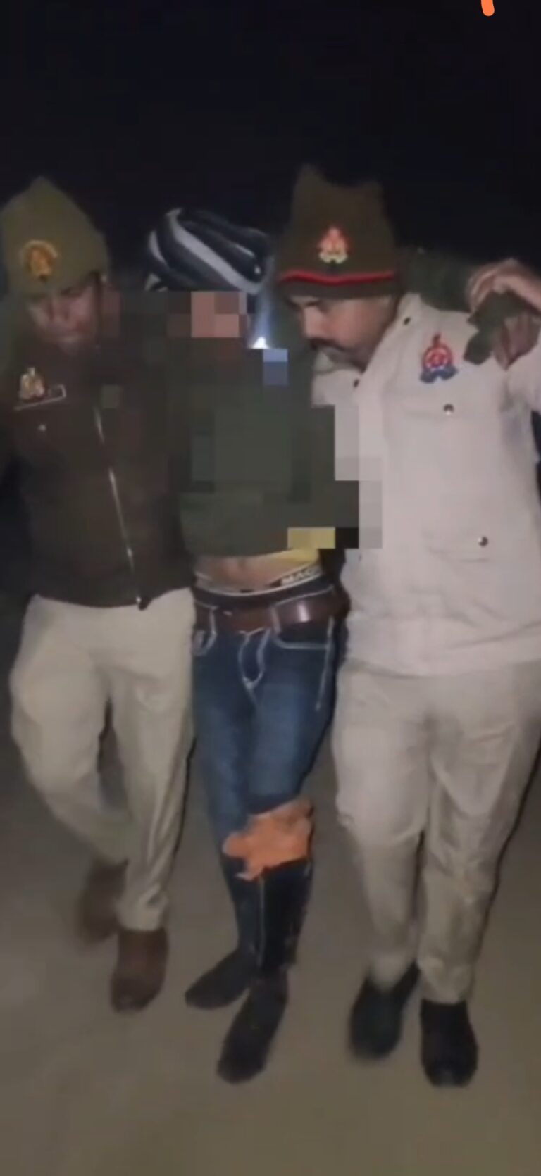 औरैया पुलिस मुठभेड़ में 25 हजार का इनामी गौतश्कर घायल, तमंचा और कारतूस बरामद