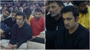 बाबा महाकाल की शरण में पहुंचे गौतम गंभीर और केएल राहुल, भस्म आरती में हुए शामिल