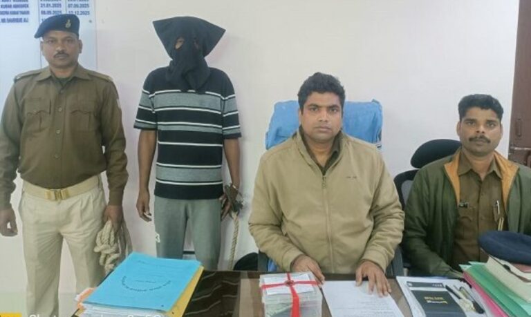 श्यामनगर नदी किनारे ब्राउन शुगर तस्करी का भंडाफोड़, एक युवक गिरफ्तार