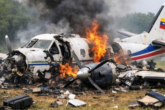 कोलंबिया में विमान हादसा, 15 लोगों की मौत
