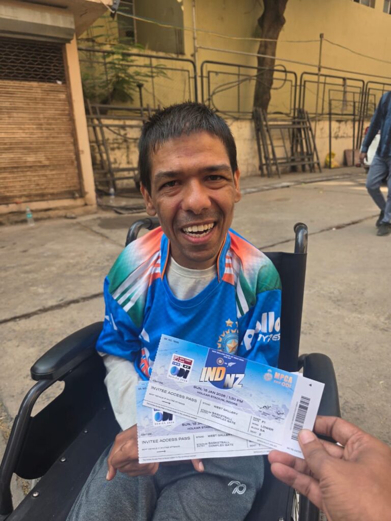 दिव्यांग की अपील पर मध्यप्रदेश के सीएम डॉ. मोहन यादव ने पूरी की क्रिकेट मैच की इच्छा