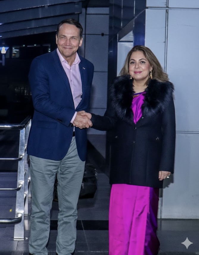 पोलैंड के उप-प्रधानमंत्री राडोस्लाव सिकोरस्की तीन दिवसीय भारत दौरे पर