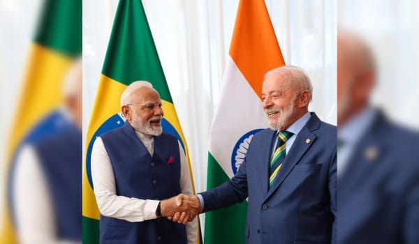ब्राजील के राष्ट्रपति लुला दा सिल्वा से प्रधानमंत्री नरेंद्र मोदी की फोन पर बातचीत