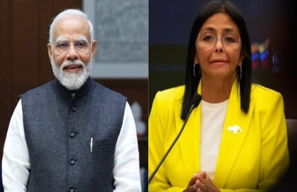 पीएम मोदी और वेनेजुएला की कार्यवाहक राष्ट्रपति डेल्सी रोड्रिग्ज के बीच बातचीत, द्विपक्षीय साझेदारी मजबूत करने पर सहमति