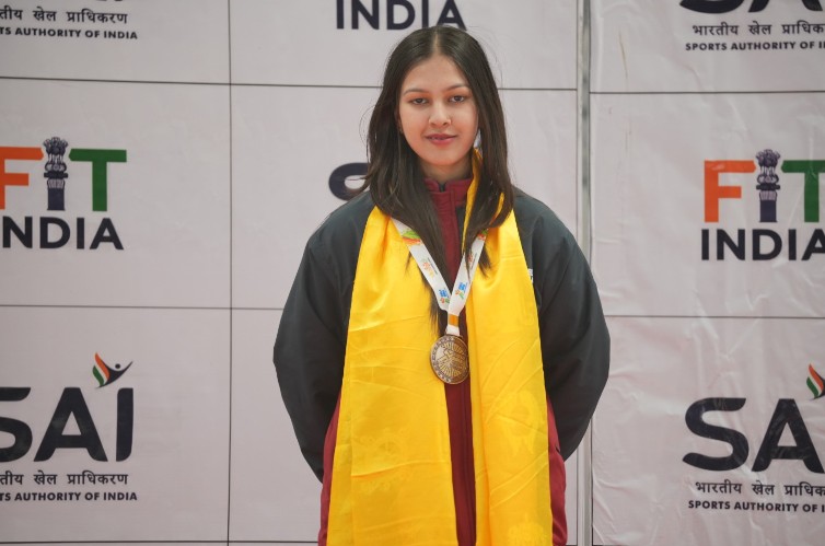 केआईडब्ल्यूजी में हरियाणा की गौरी राय ने फिगर स्केटिंग स्पर्धा में जीता स्वर्ण पदक