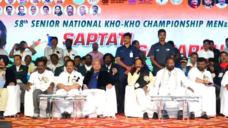 तेलंगाना में 58वीं सीनियर नेशनल खो-खो चैंपियनशिप का भव्य आगाज, 1,400+ एथलीट ले रहे हैं हिस्सा