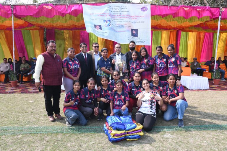 आईजीआईपीईएसएस ने सडनडेथ में 8-7 से जीता 12वां पद्मश्री श्याम लाल मेमोरियल हॉकी टूर्नामेंट (महिला वर्ग)