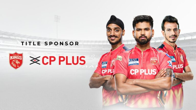 Punjab Kings ने आईपीएल 2026 के लिए CP Plus को बनाया नया टाइटल स्पॉन्सर