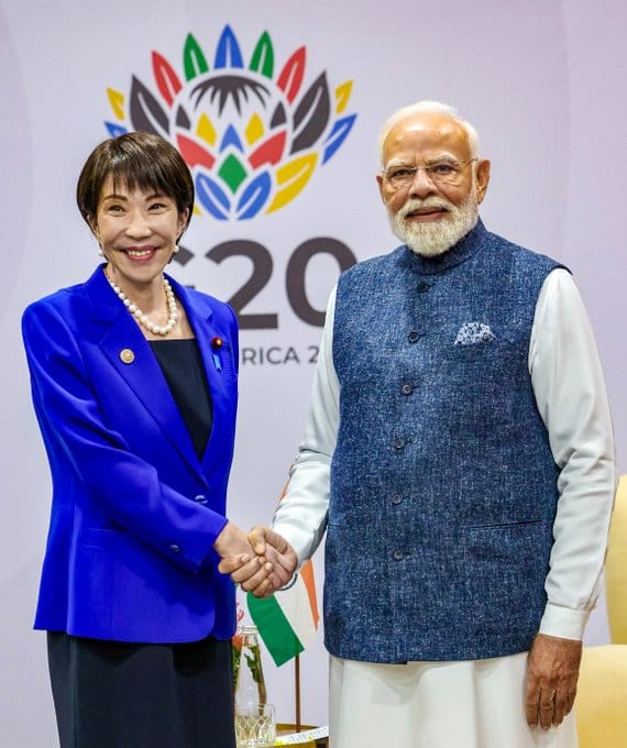 पीएम नरेंद्र मोदी ने जापान की प्रधानमंत्री सनाए ताकाइची को संसदीय चुनाव में जीत पर दी बधाई