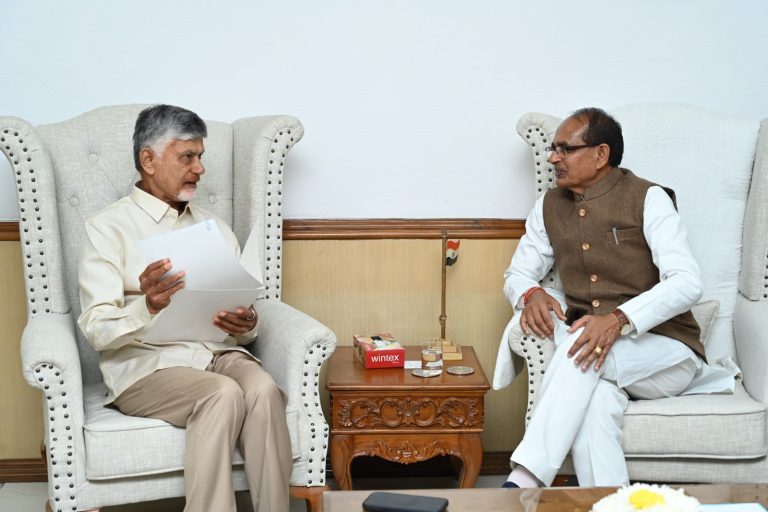 शिवराज सिंह चौहान और एन. चंद्रबाबू नायडू की मुलाकात, आंध्र प्रदेश के कृषि रोडमैप पर चर्चा