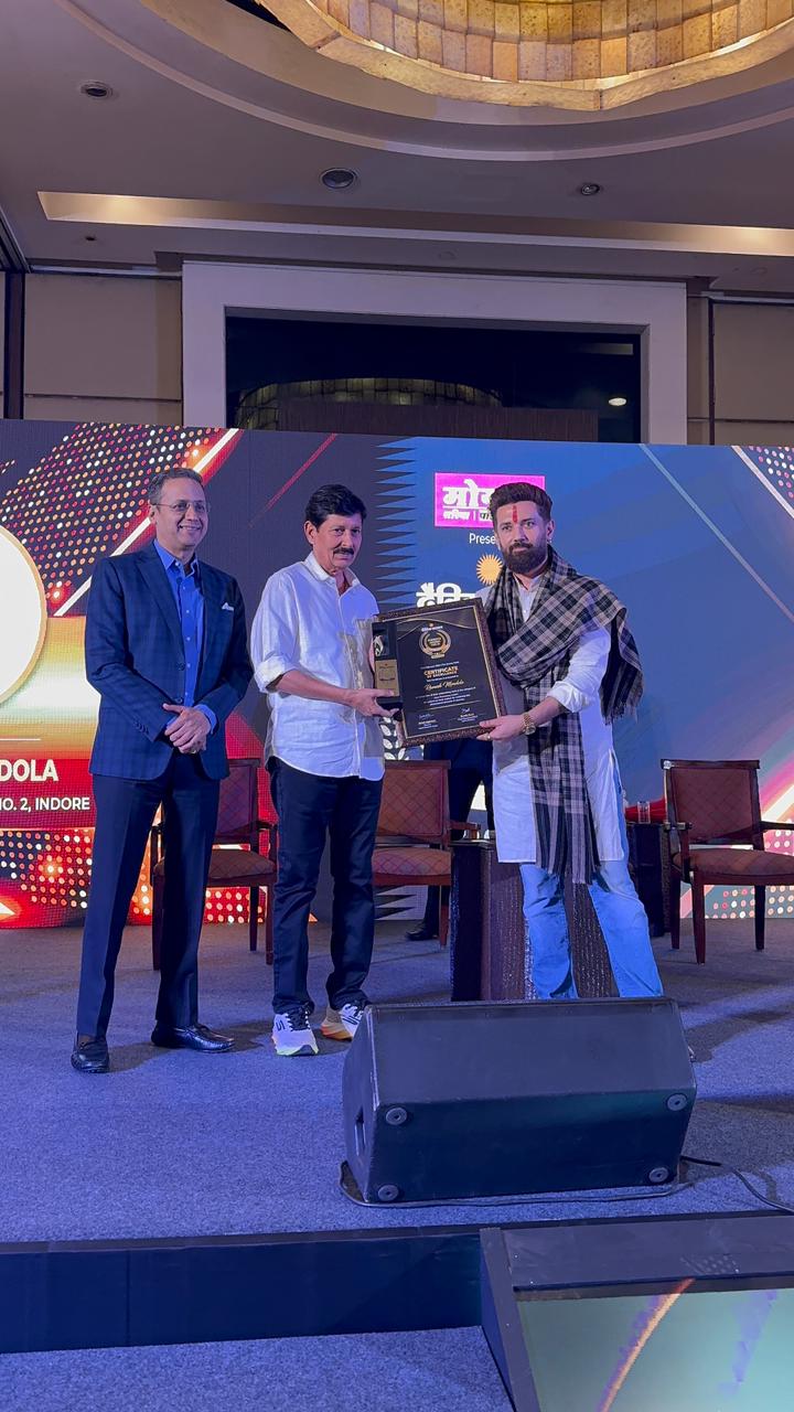 दिल्ली में विधायक रमेश मेंदोला को ‘दैनिक भास्कर एमिनेंस अवार्ड’, केंद्रीय मंत्री चिराग पासवान ने किया सम्मानित