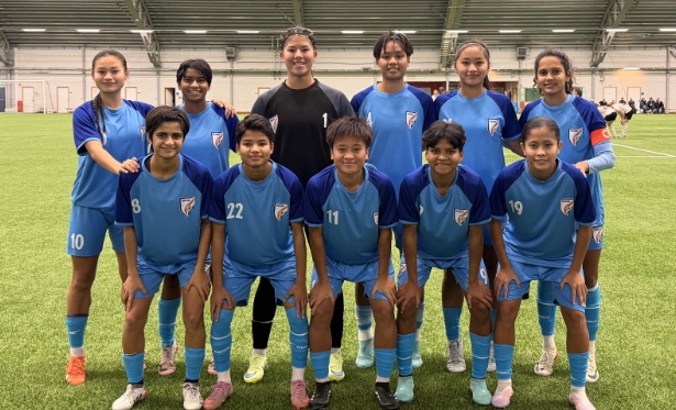 भारतीय अंडर-20 महिला टीम ने स्वीडिश क्लब एन्स्केडे आईके डैम के साथ ड्रॉ खेला