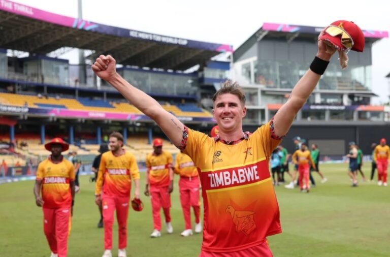 टी20 वर्ल्ड कप में बड़ा उलटफेर: जिम्बाब्वे ने ऑस्ट्रेलिया को 23 रन से हराया