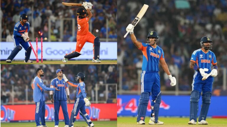 टी20 विश्व कप 2026: दुबे और चक्रवर्ती की धमाकेदार प्रदर्शन, भारत ने नीदरलैंड्स को 17 रनों से हराया