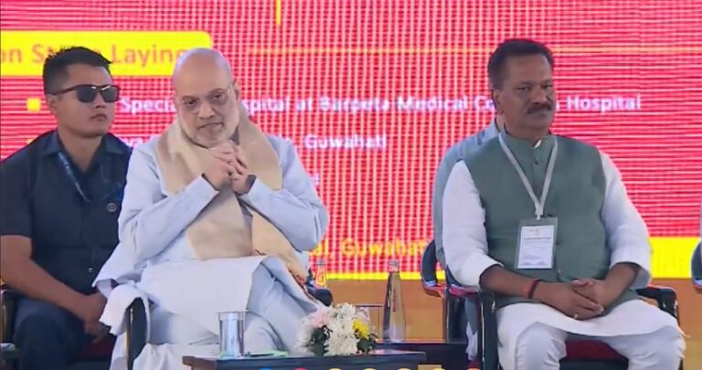 असम में अमित शाह ने कई स्वास्थ्य परियोजनाओं का किया उद्घाटन और शिलान्यास