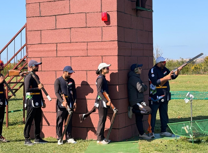 आईएसएसएफ वर्ल्ड कप में भारतीय स्कीट टीम तैयार, टांगीयर में कड़ी चुनौती