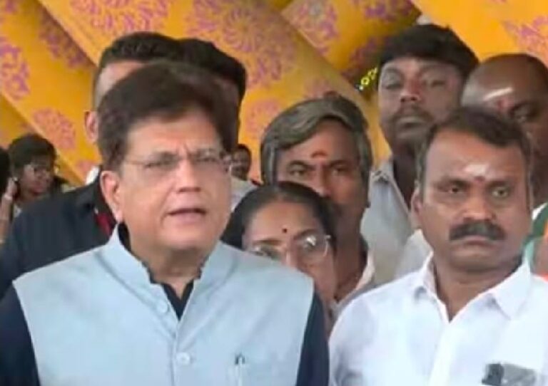 तमिलनाडु चुनाव से पहले हलचल तेज: चेन्नई पहुंचे पीयूष गोयल, NDA में सीट बंटवारे पर अंतिम बैठक आज
