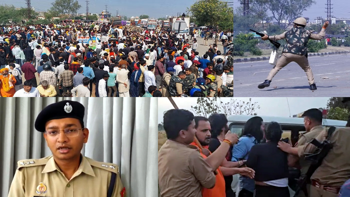 मथुरा में फरसा बाबा की मौत के बाद बवाल, 13 गिरफ्तार; 30 नामजद, 250 अज्ञात पर केस