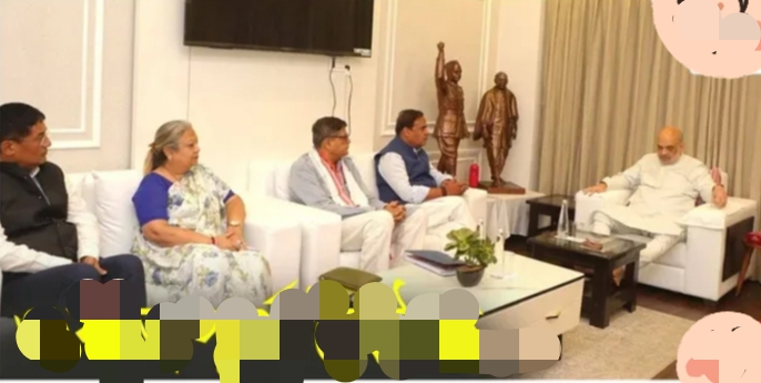 अमित शाह की असम में चुनावी बैठक, BJP ने बनाई जीत की रणनीति