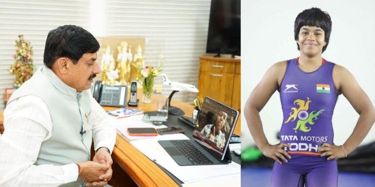 अल्बानिया से मध्य प्रदेश की इंटरनेशनल रेसलर प्रियांशी प्रजापति की सुरक्षित स्वदेश वापसी