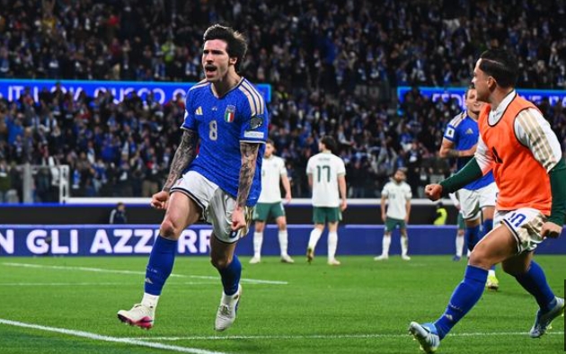 फीफा विश्व कप 2026 प्लेऑफ: Italy national football team ने Northern Ireland national football team को 2-0 से हराया, फाइनल में एंट्री