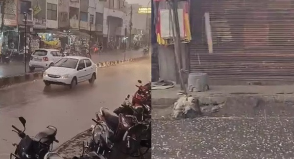 मध्य प्रदेश में मौसम का मिजाज बदला: बारिश-ओलावृष्टि, 34 जिलों में अलर्ट जारी